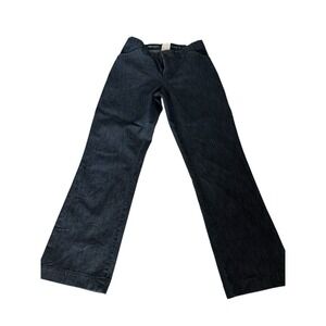 Lee Jeans Women's Flat Front Chino Denim Pants Sz 8 Comfort Stretch